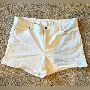 Old Navy Plus Size White Jean Shorts